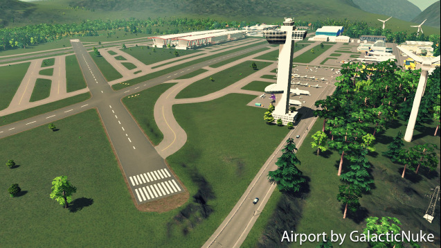 cities skylines custom airport