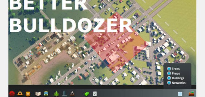 cities skylines keyboard shortcut for bulldozer
