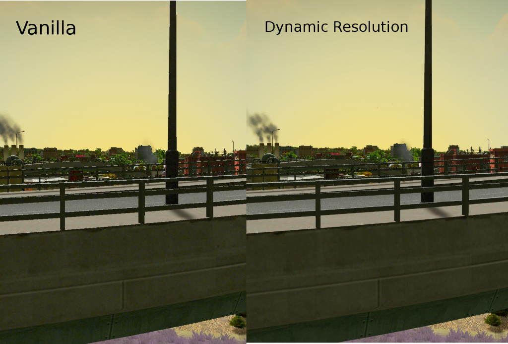 cities skylines dynamic resolution
