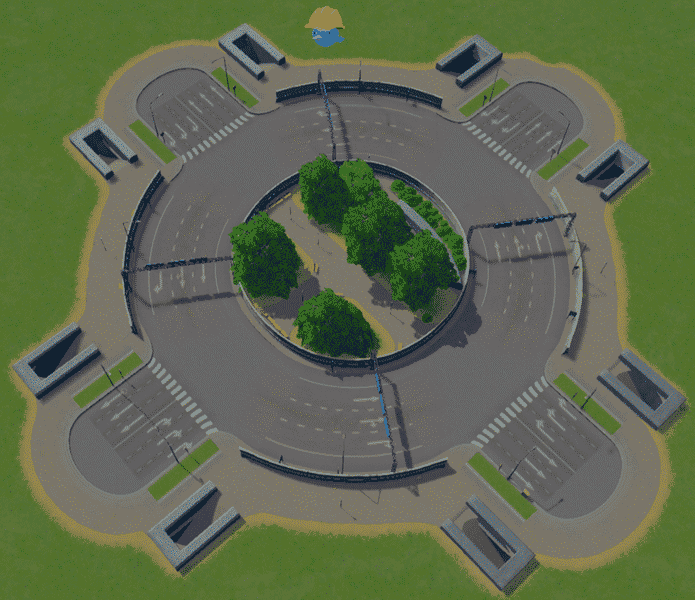 cities skylines tmpe roundabouts