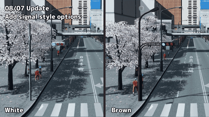 Japanese Traffic Lights Lht 日本風信号機mod 左側通行用 Cities Skylines Mod Download