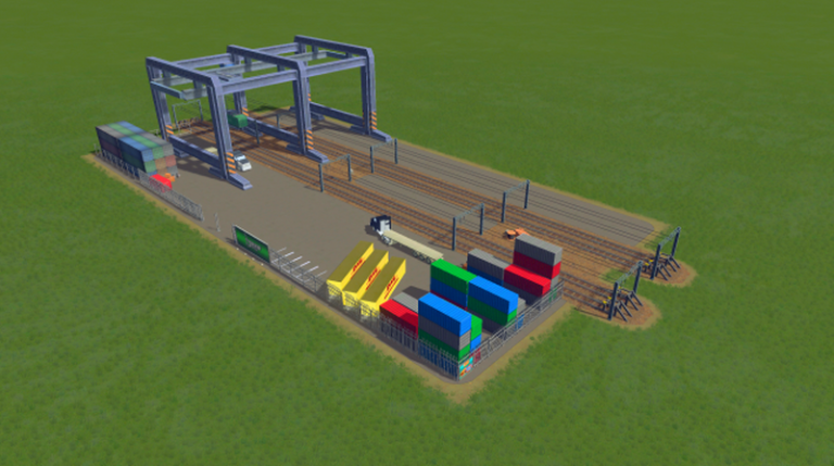 Cargo-Train-Loading-Station - Cities: Skylines Mod