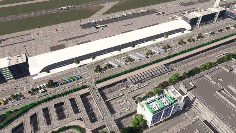 cities skylines airports layout