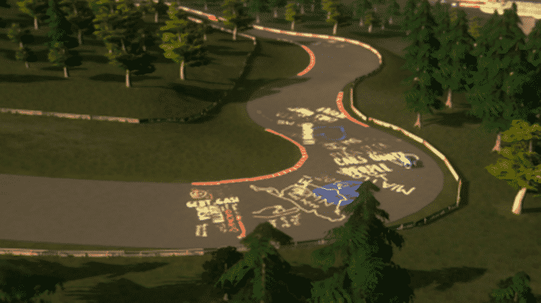 Race Track Graffiti Decals - Cities: Skylines Mod download