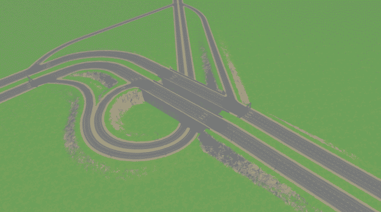 3 Directions of an intersection - Cities: Skylines Mod download