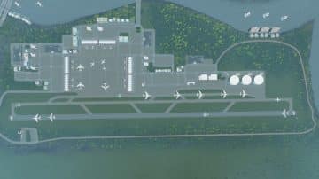 cities skylines airport terminal roads layout