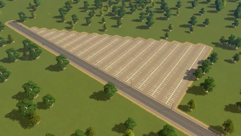 Parking 1×10 Left - Cities: Skylines Mod download